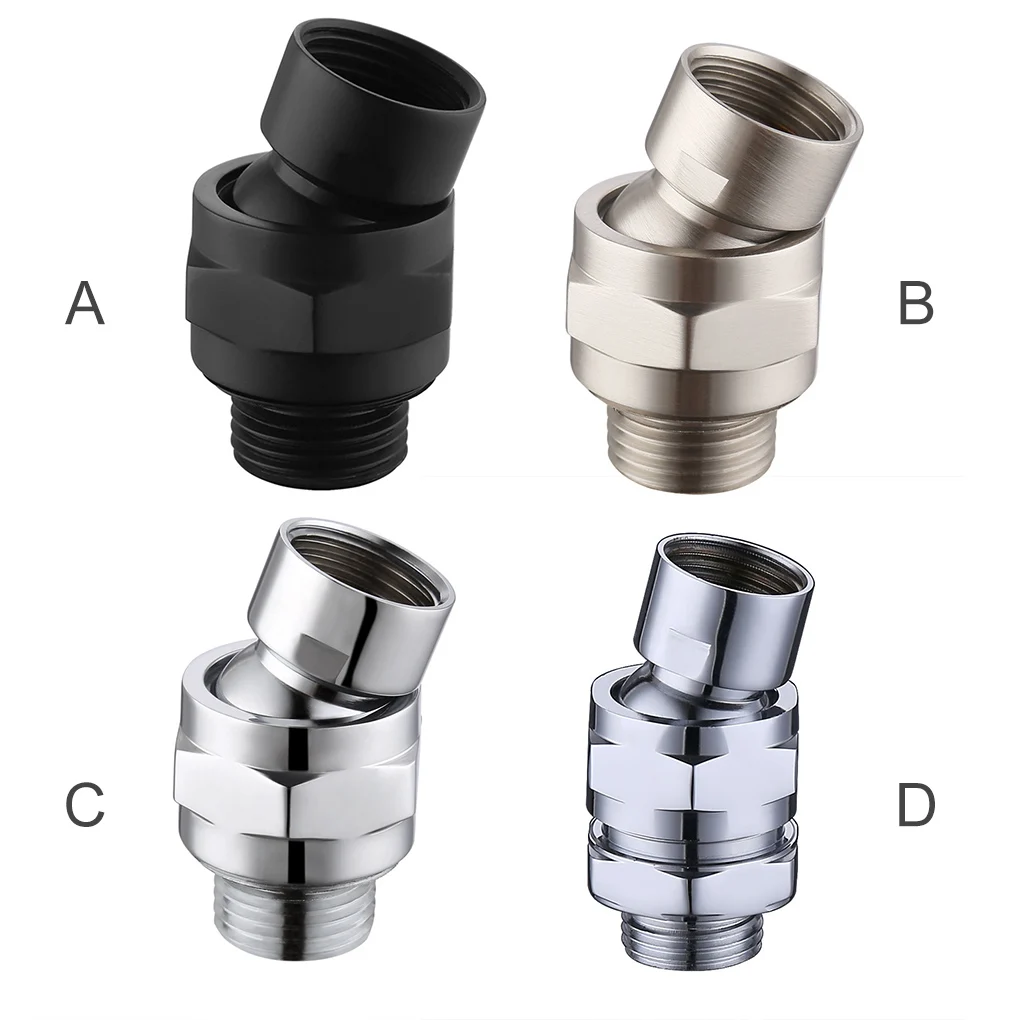 

Shower Adapter Stainless Steel Shower Head Diverter Valve Bathroom Water Separator Matte Black