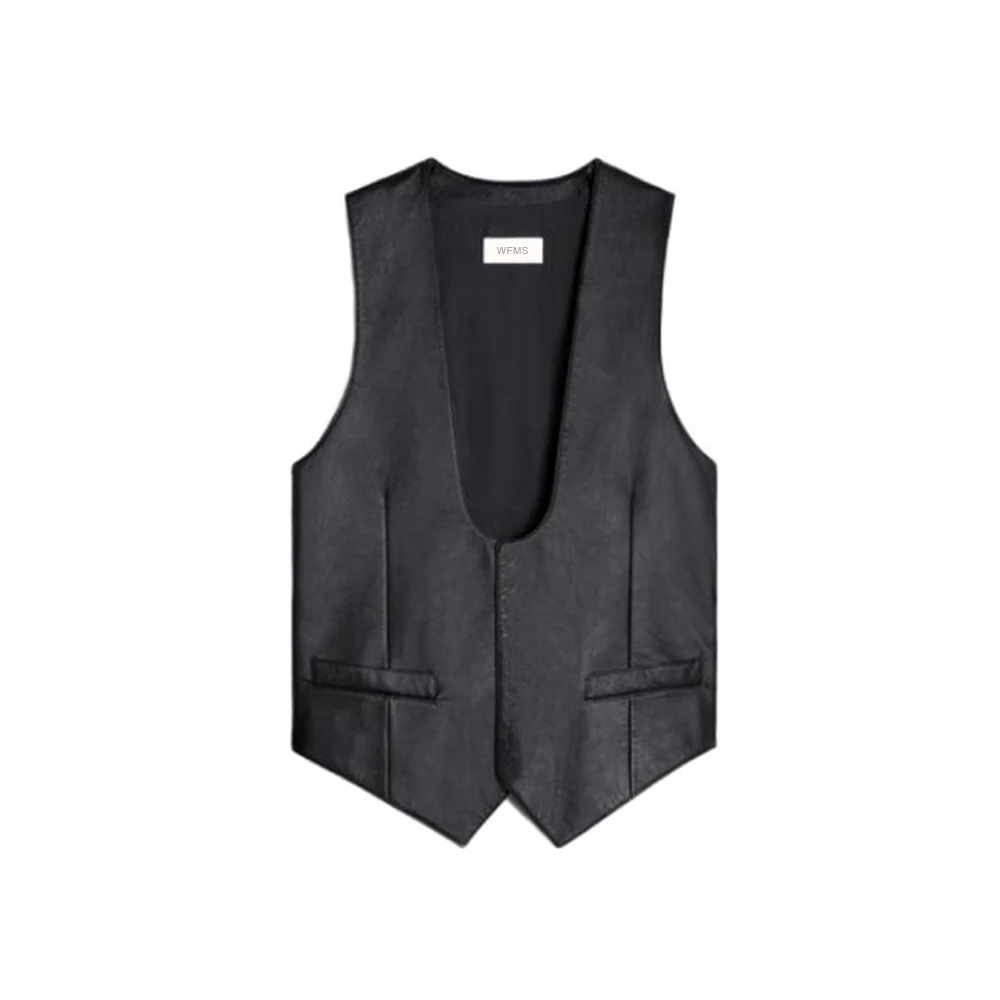 

Однотонный U-образный жилет # wfms0027