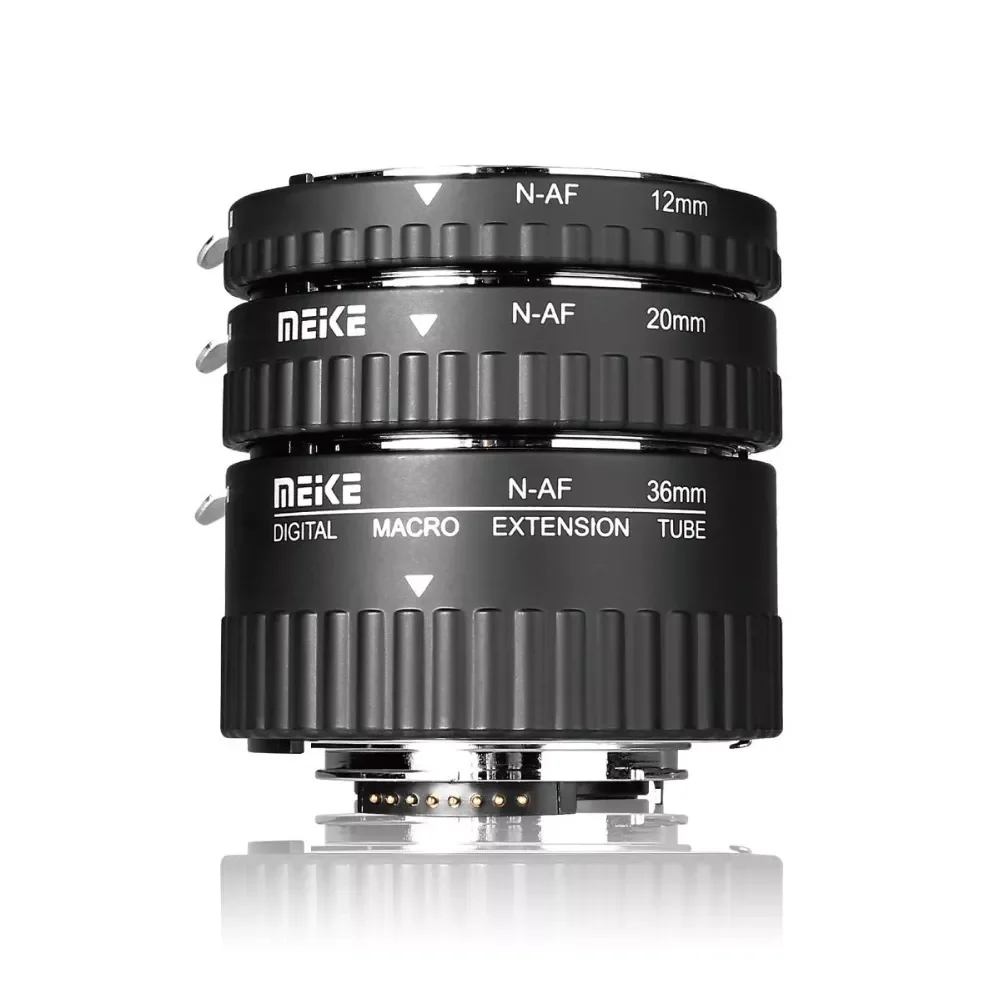 

Meike MK-N-AF-A Auto Focus Macro Extension Tube Ring for Nikon D90 D3000 D3100 D3200 D5000 D5100 D5200 D7000 D7100 Camera DSLR