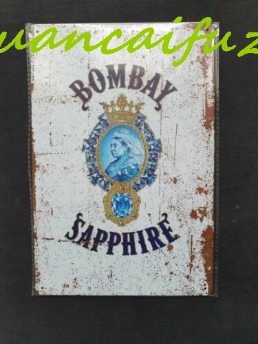 Металлическая вывеска Bombay Sapphire