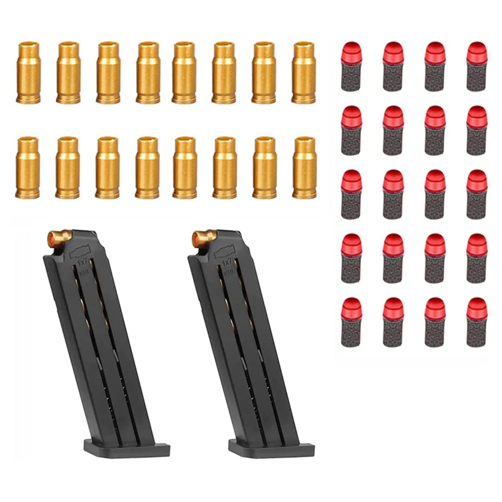 

Soft Bullet Toy Gun Parts Extra Accessories Bullet Case/Darts/Target Simulates Manual Loading Cool Toy For Desert Eagle Boy Toy