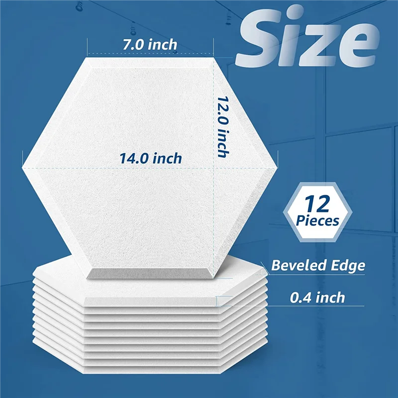 12 самоклеящихся акустических панелей звукоизоляционные панели 14 x 0 4 дюйма