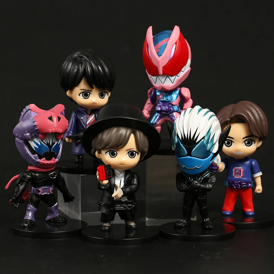 

Коллекционные настольные игрушки Kamen Rider, 6 шт./компл., 10 см