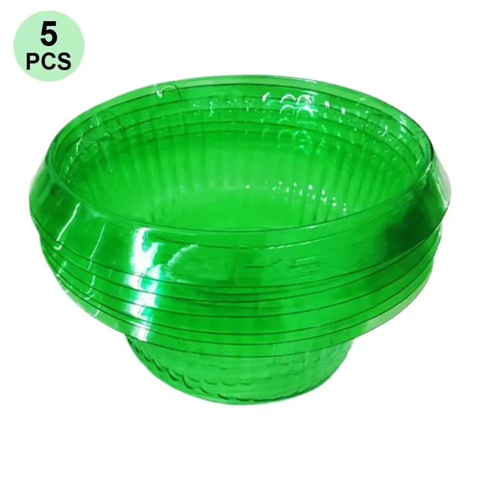 

Многоразовые пластиковые кольца для защиты растений от слизней