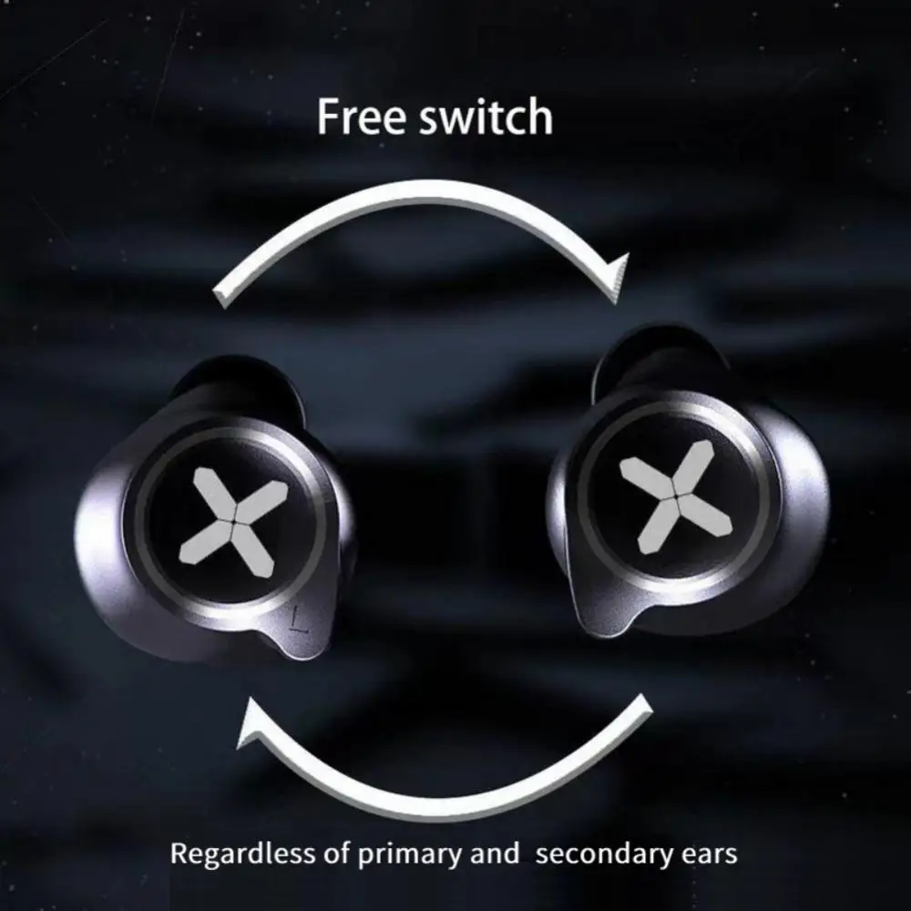 

In-ear Smart Fingerprint Touch Gaming Headphone In-ear Earphone With Charging Box Noise-cancelling Wireless Headset