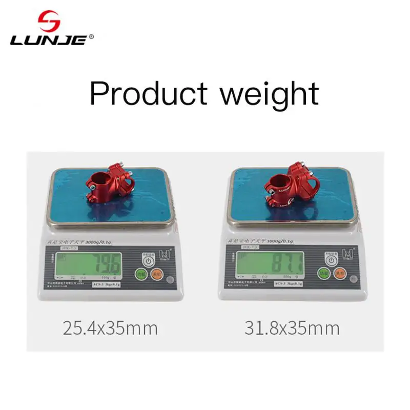 Руль велосипедный LUNJE MTB Stem CNC 25 4/31 8 мм ультралегкий из алюминиевого сплава -