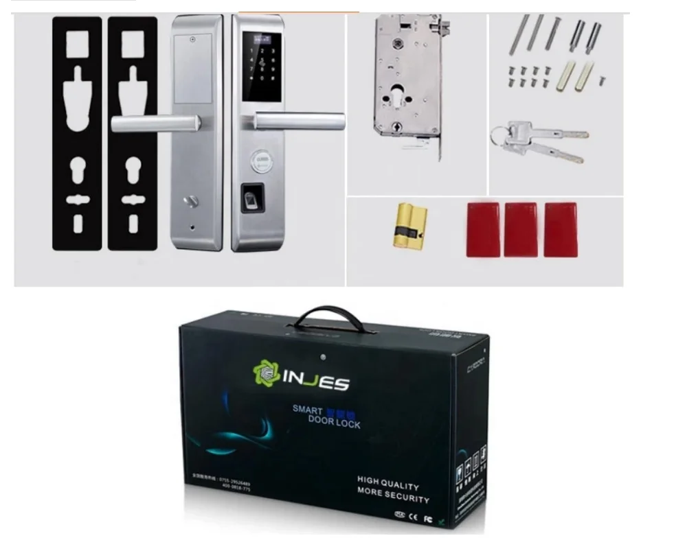 

Apartment Biometric Safe Wireless APP Electric Fingerprint Smart Digital Door Lock KF158B