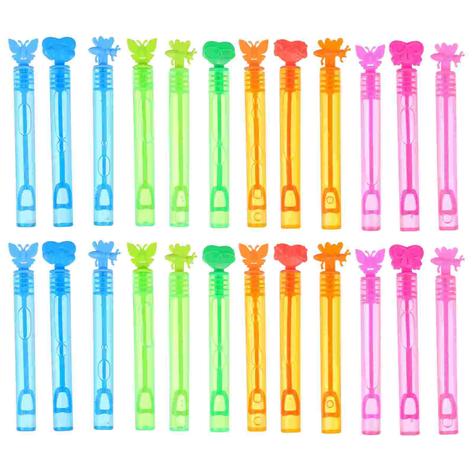 

30pcs Animal Design Bubble Wands Portable Creative Summer Toys for Child Toddler