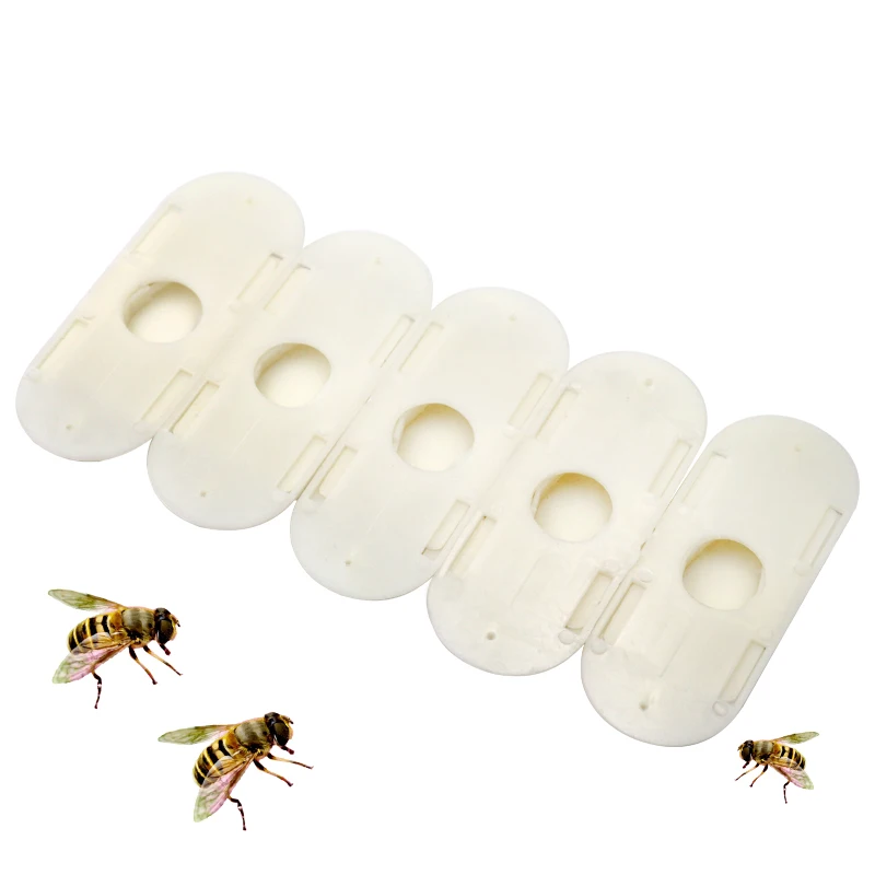 

5 Pcs Beekeeping Tools Plastic Porter Bee Escape Box Cages for Bees Professional Beekeeper Apiculture Equipment