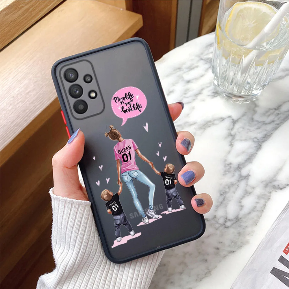 Чехлы для Redmi 9 9a 9c 10c 10a Note 7 10 9s 8t Xiaomi 9T 10T Pro коричневые волосы малышка девочка