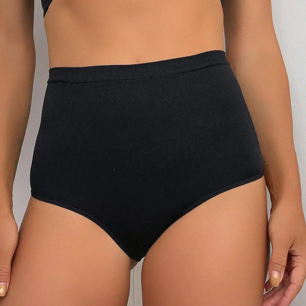 

Good Breathability Casual Rhombus Pattern Close Fit Underpants Panties Lightweight Women Panties High Waist for Home