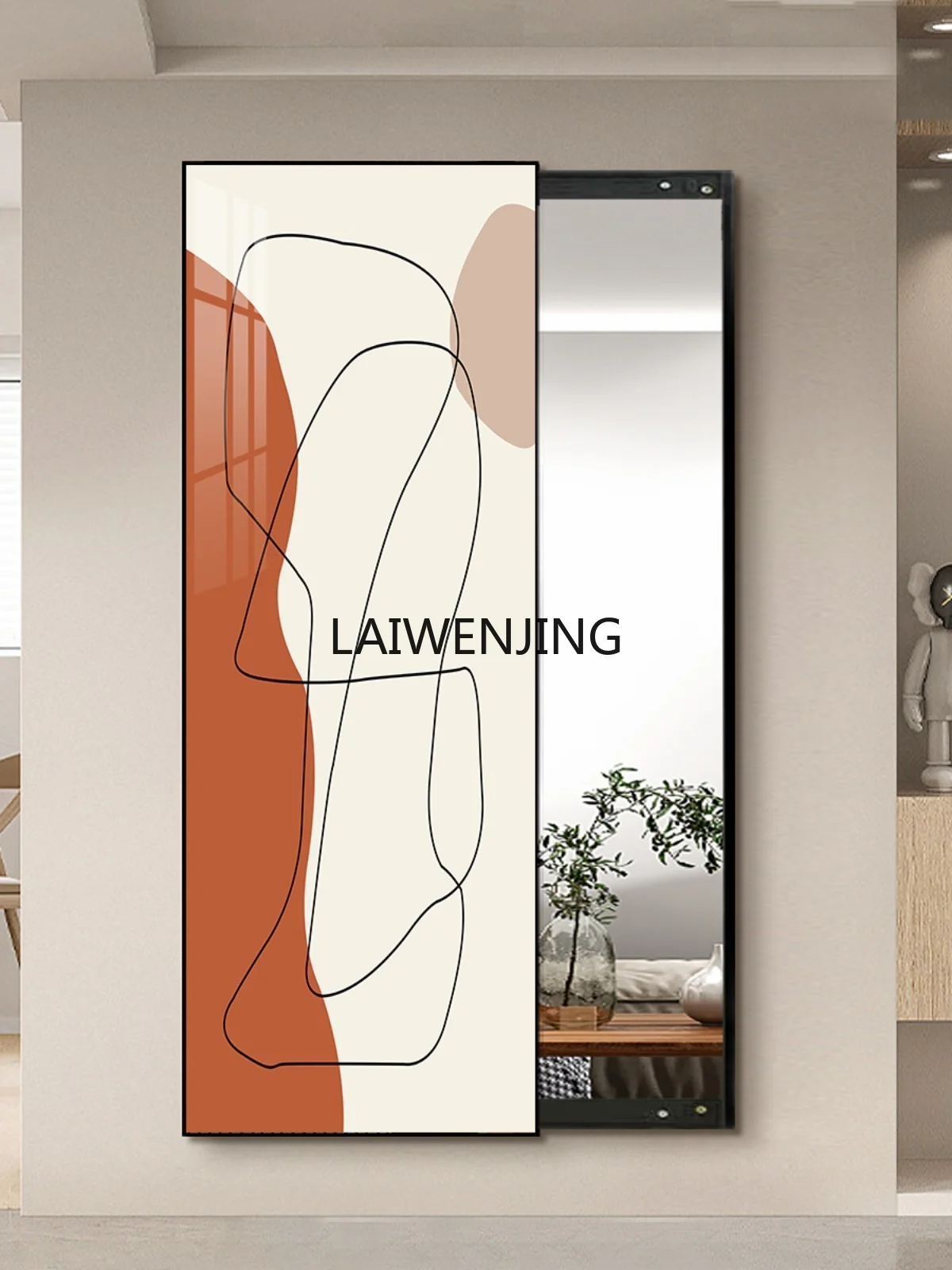 Скрытое зеркало SGF невидимое Полноразмерное Настенное подвесное полноразмерное