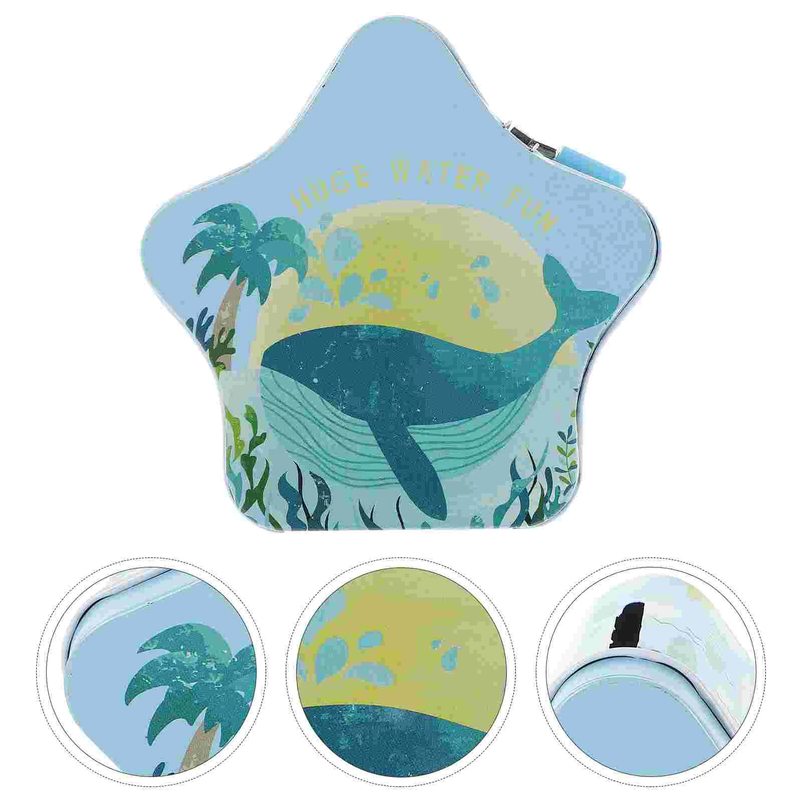 Детская копилка для монет украшения на день рождения неоткрывающаяся жесть