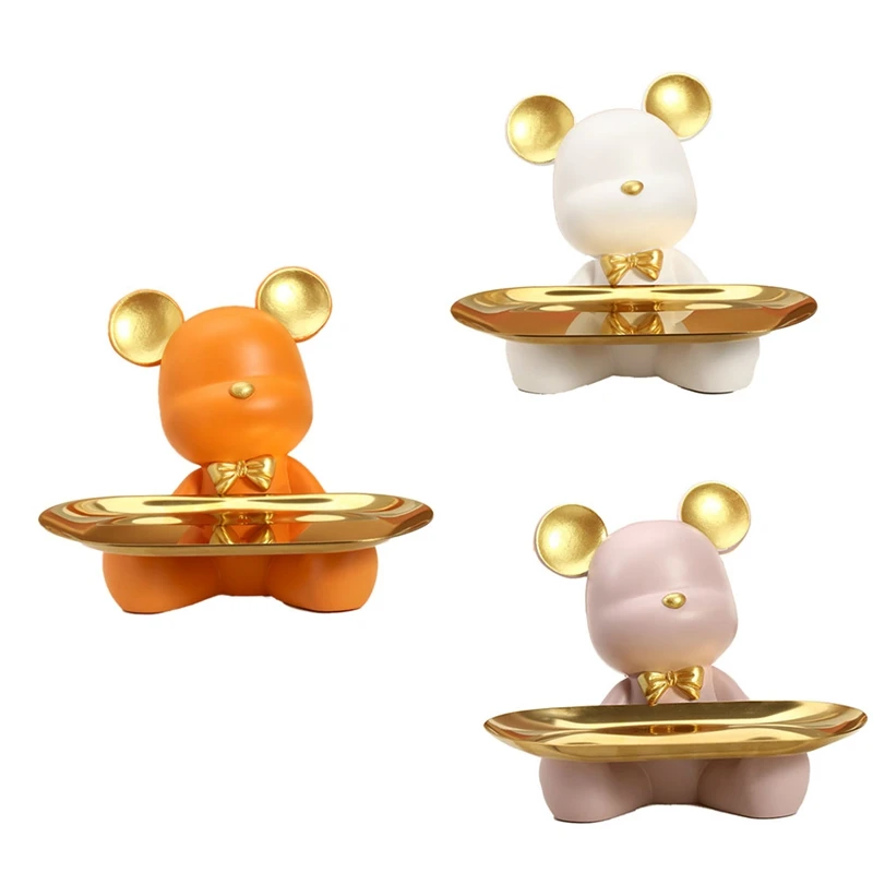 

Поднос резиновый Bestnordic для дома, гостиной, спальни, хранения ключей, Декор, орнамент, контейнер для конфет