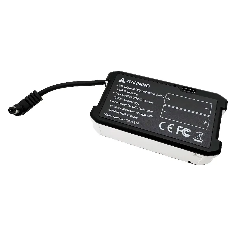 Фото Кейс для зарядки аккумуляторов Gen 2 Fatshark 7.4V 18650 (литиевые элементы) для FPV-очков Walksnail HDZERO, блок питания DC №4