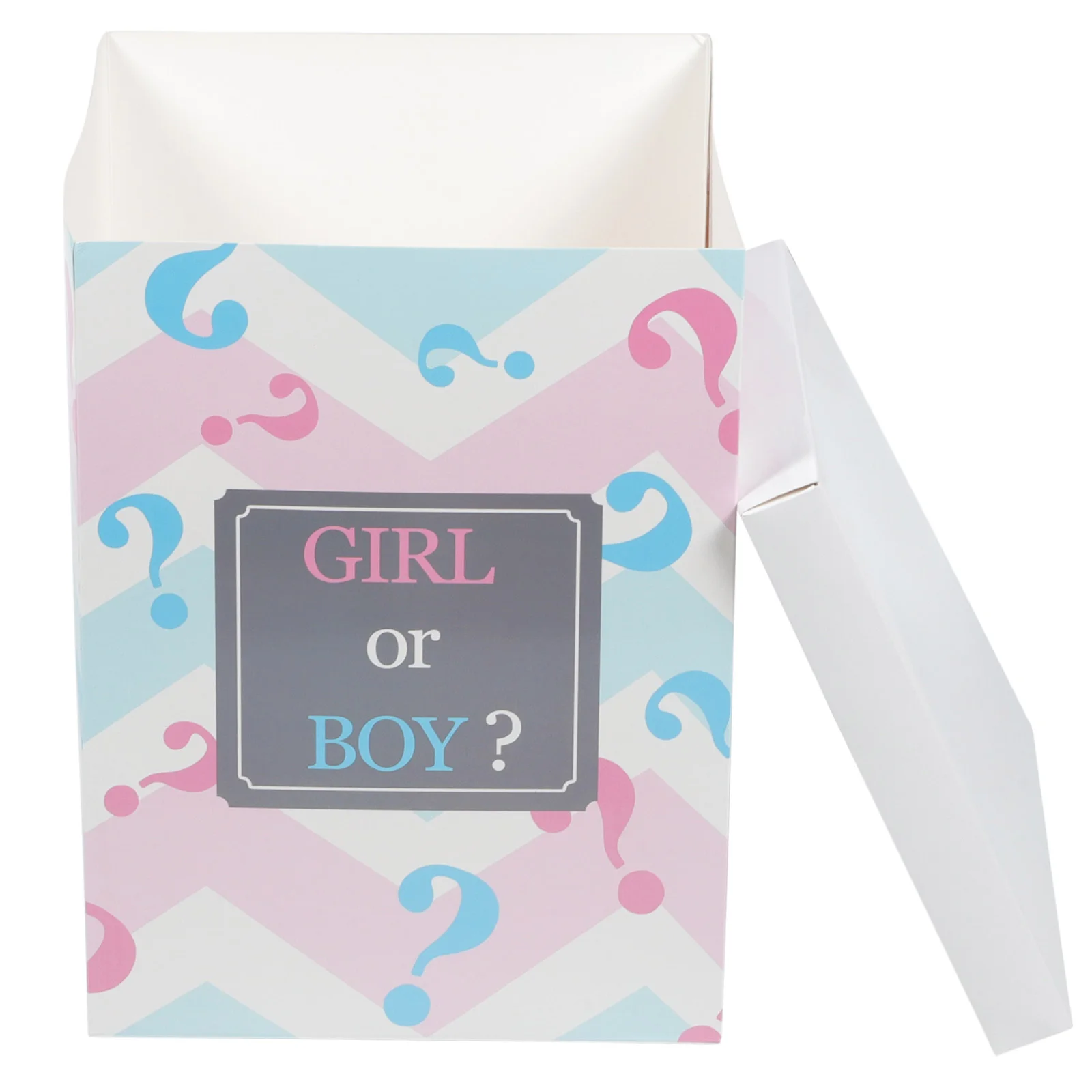 

Paper Decorative Balloon BOY OR GIRL Baby Balloon Box for Baby Shower Party