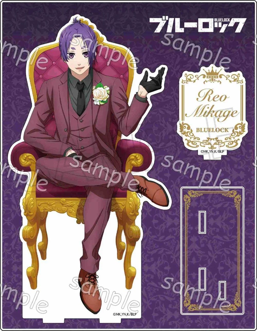 Аниме акриловая подставка фигурку игрушка синий ключ лазерный настольный Bachira