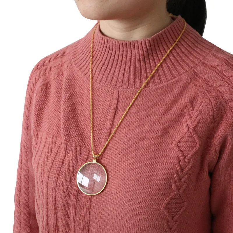 Женское оригинальное ожерелье светильник лое подвесное золотое/серебряное