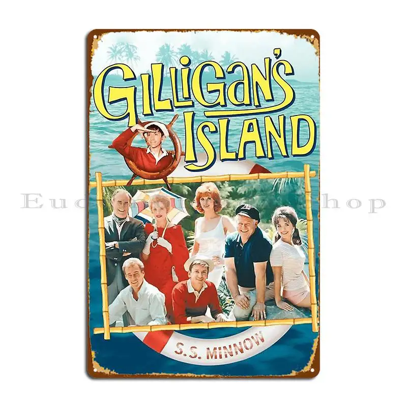 Металлический плакат Gilligan S для фанатов настенный создание клуба паба Фреска
