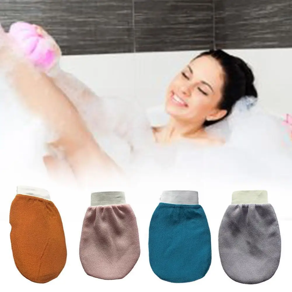 

1PC Magic Black Exfoliator Bath Glove Body Cleaning Spa Mitt Skin Rub Massage Wholesale Scrub Dead Removal Tool Shower O8T8
