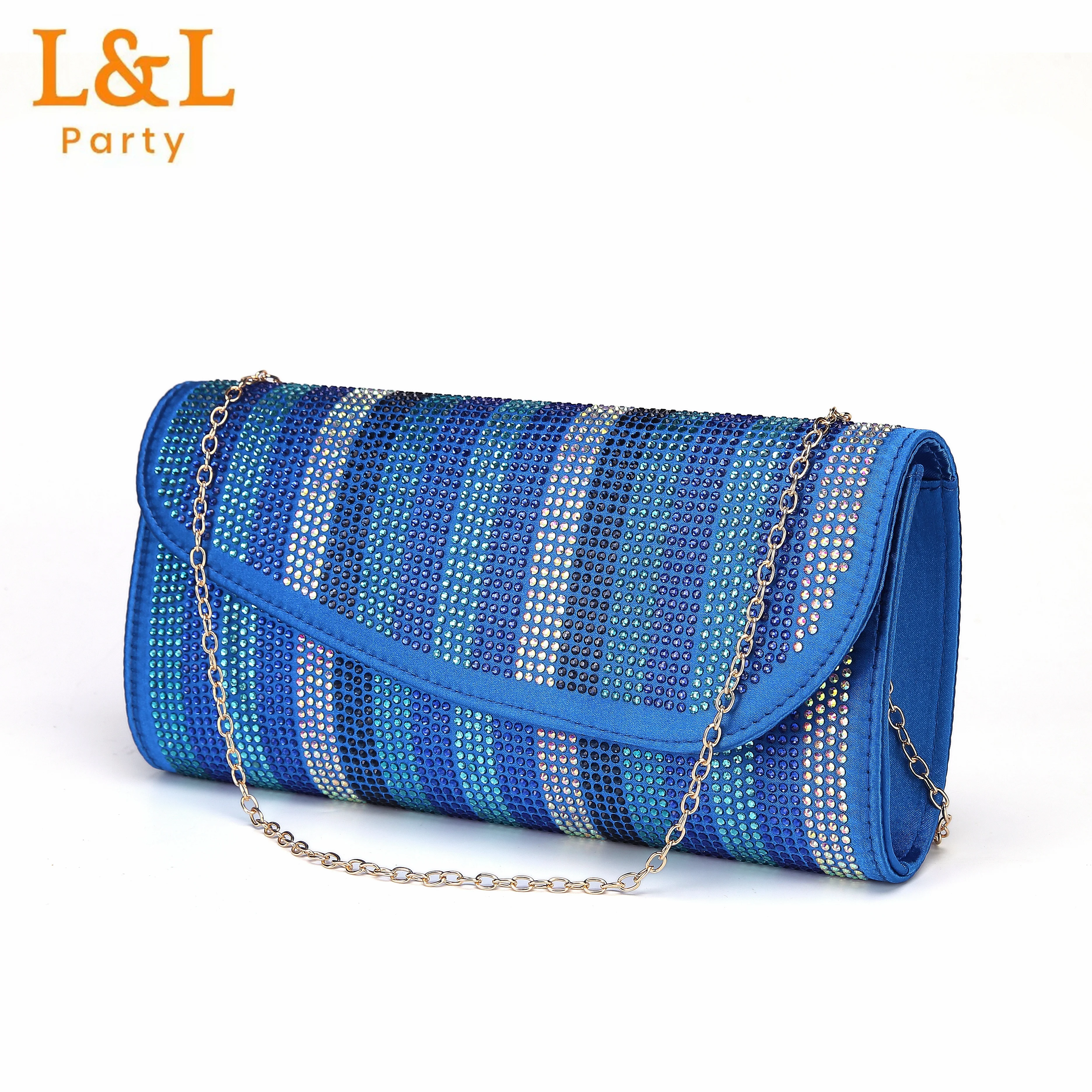 Женская обувь и сумка с острым носком Королевского синего цвета