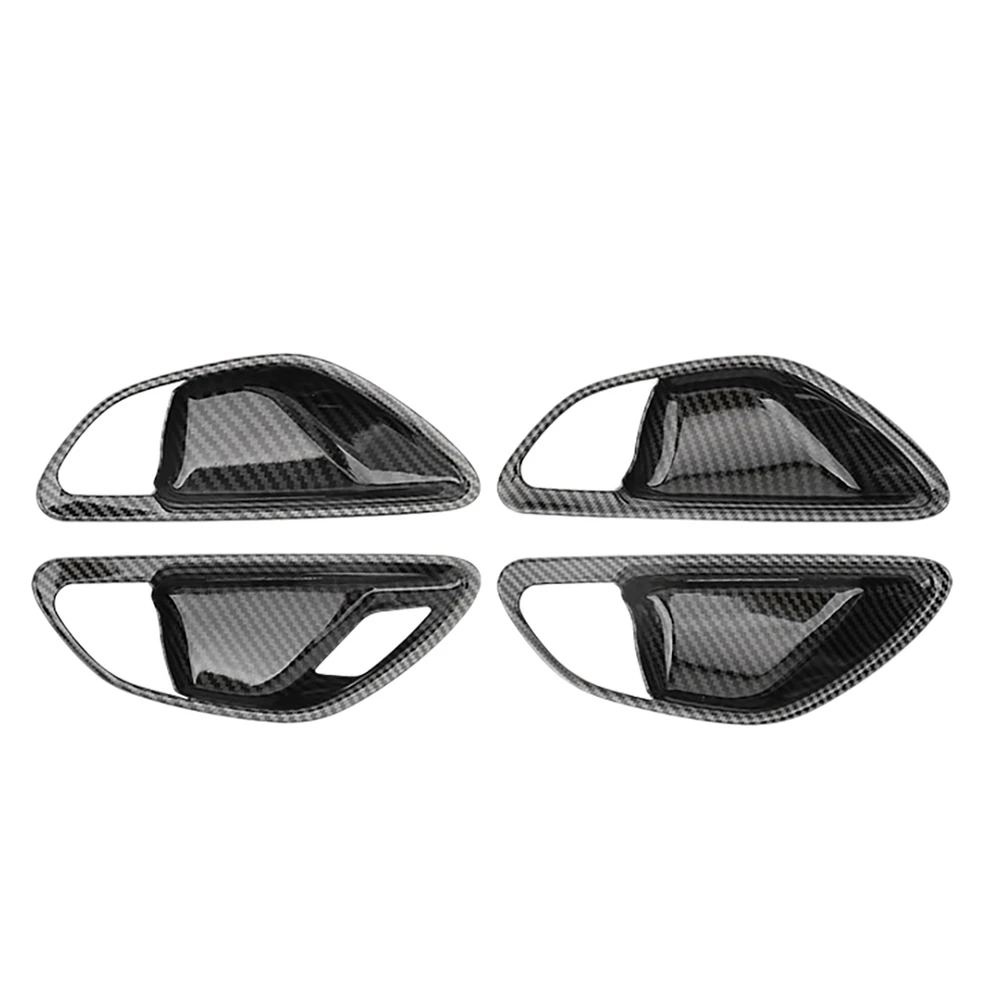 

Carbon Fiber Car Door Handle Bowl Cover Trim for Mercedes Benz C E GLC Class W205 X253 GLC260L E3000L C200L 2015-2021