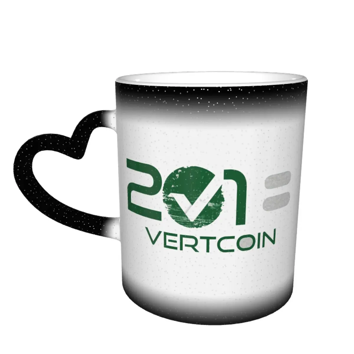 

Vertcoin 2018Cryptocurrency Color Changing Mug in the Sky Novelty Ceramic Heat-sensitive Cup Humor Hodl Crypto Tea cups