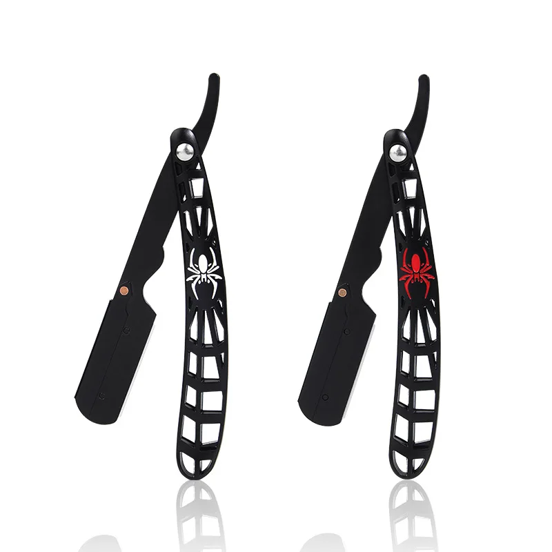 

Новые мужские инструменты для бритья, бритва для волос, черный складной нож для бритья, прямая Безопасная бритва из цинкового сплава, держат...