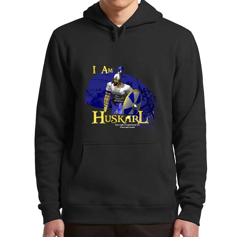 

Age Of Empires I Am Huskarl 2 Hoodie Bring Back AOE Campaign Men's Sweatshirt Gift For RTS Real Time Strategy Video Gamers