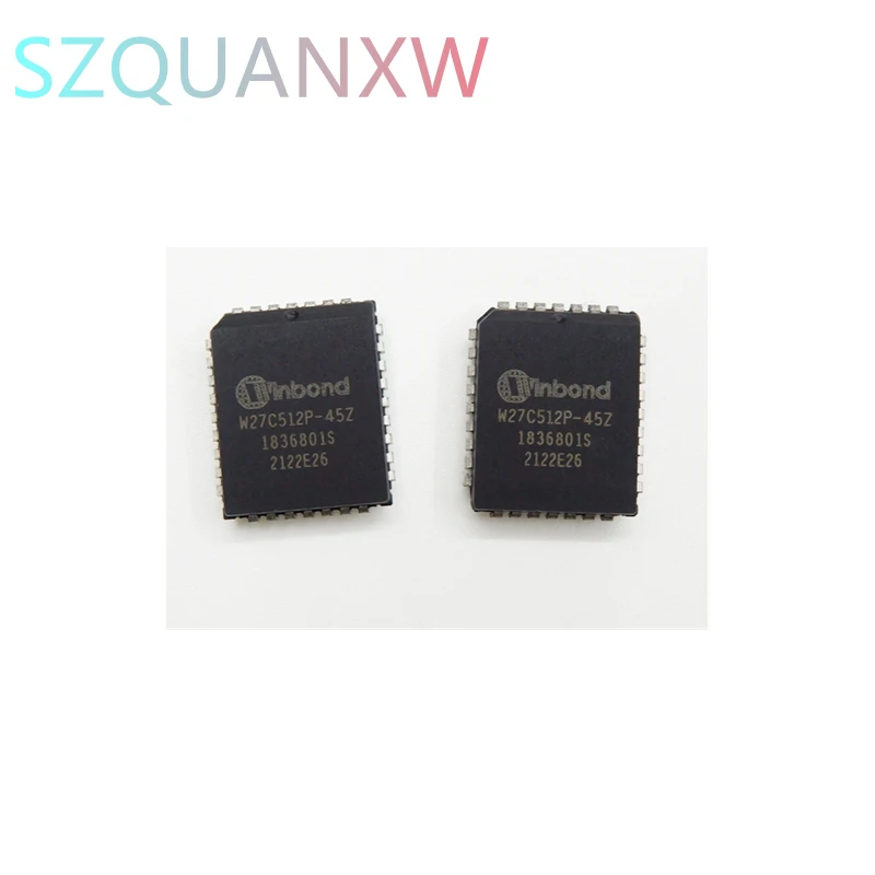 

5pcs/lot W27C512P-45Z W27C512P W27C512 27C512P-45Z 27C512P 27C512 PLCC32 ic memory chips