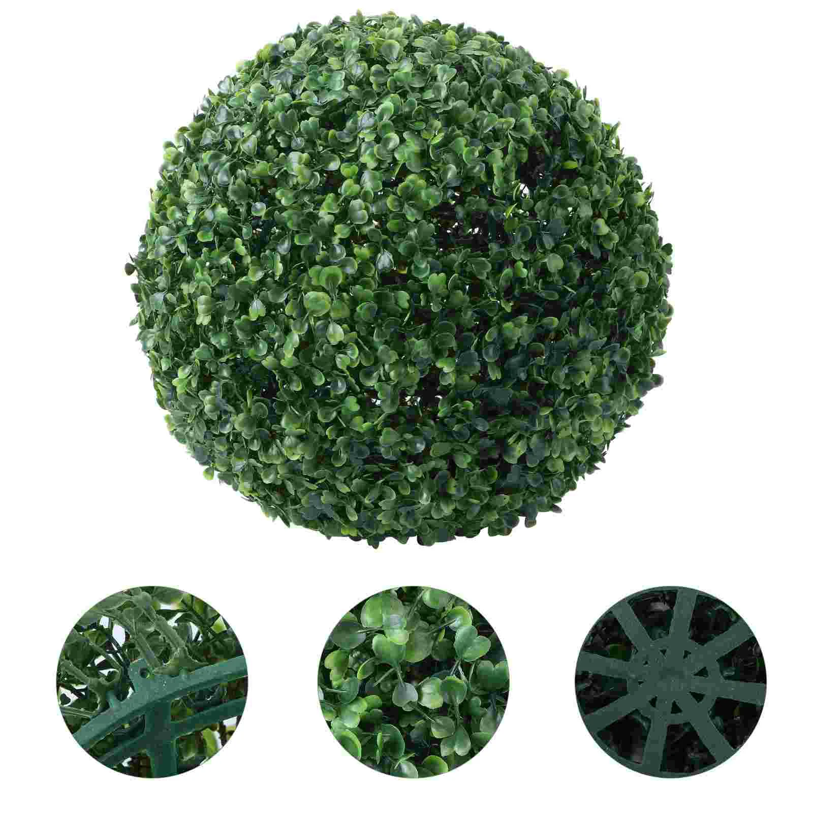 

Artificial Moss Ball Fake Topiary Trees Boxwood Sphere Hanging Flowers Outdoors Large Indoor Planters Balls