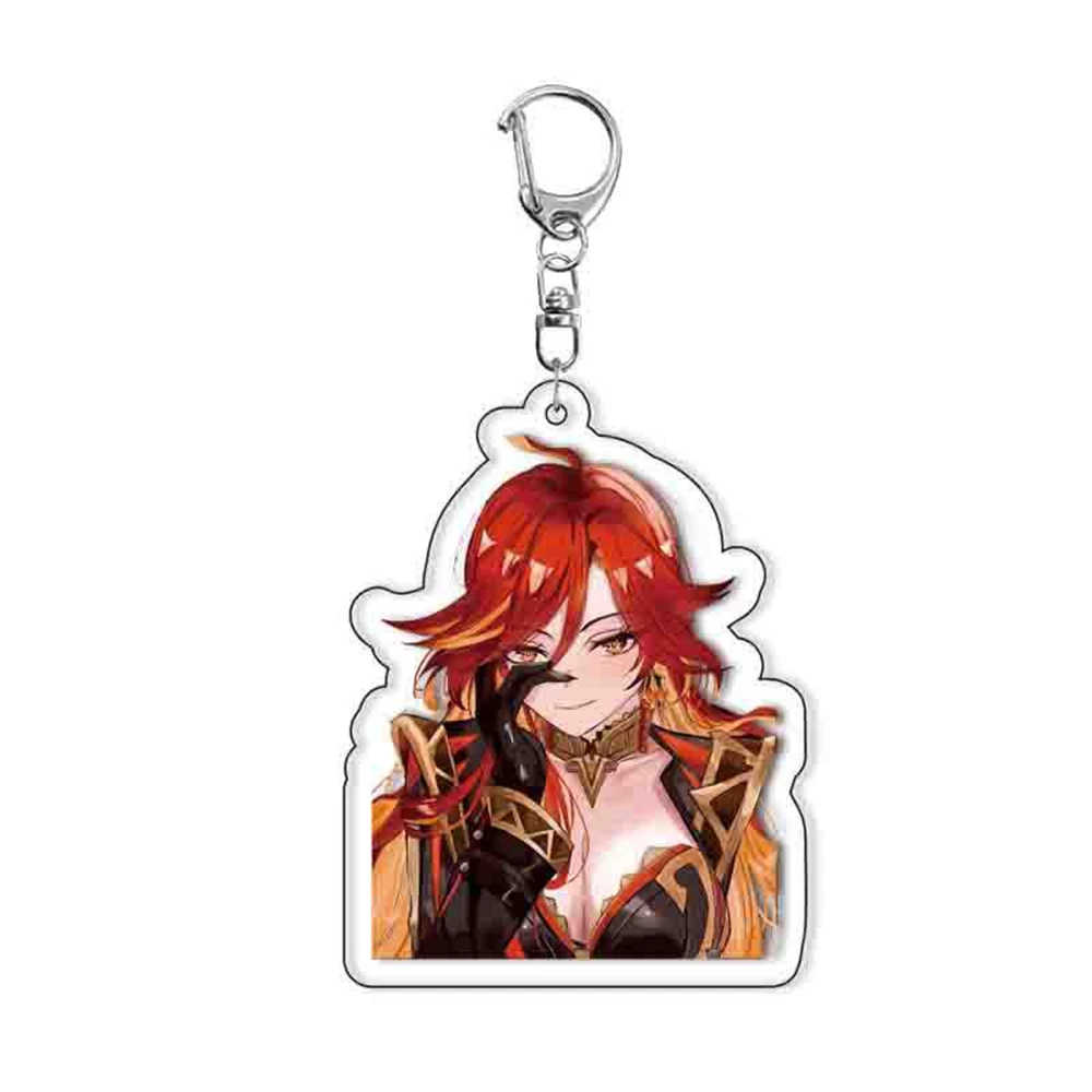 Брелок для ключей из игры Genshin Impact Mavuika