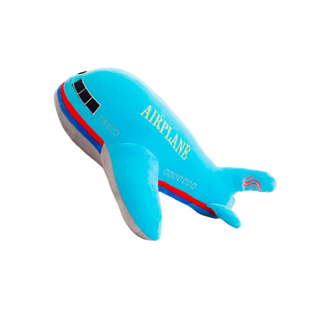 

Подушка плюшевая в форме самолета, 40 см