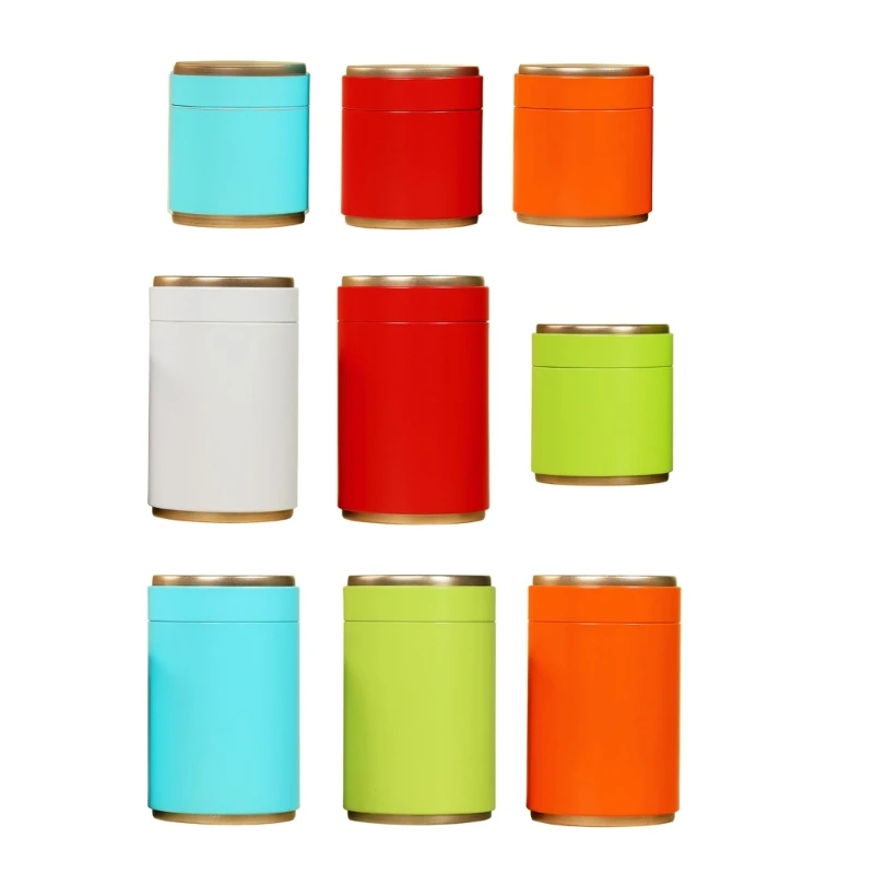 Es Portable Tin Cans Tinplate Material Gift For Adult Tea Lover Wholesale