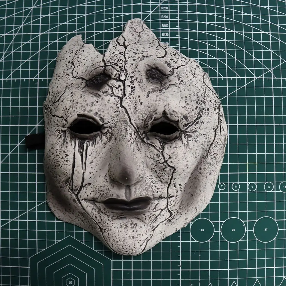 Модная ужасная черная маска Wukong для взрослых Маскировочный костюм потрепанная