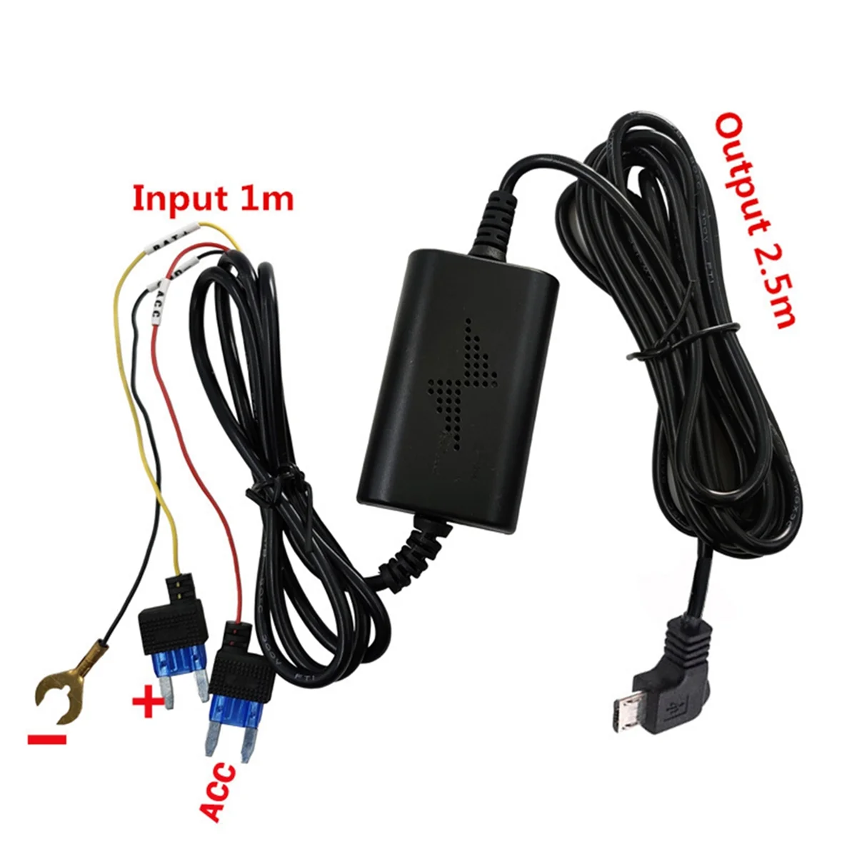 Кабель парковочного наблюдения для 70mai 4K A800S A500S D06 D07 D08 M300 Hardwire Kit UP02
