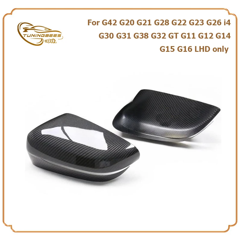Накладка на зеркало из углеродного волокна OEM для BMW G42 G20 G21G28 G22 G23 G26 i4 G30 G31 G38 G32 GT G11