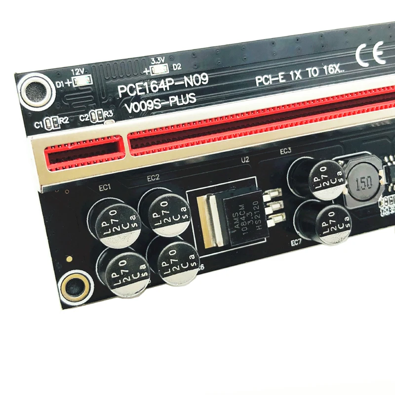 1-10 шт. PCIE Riser 009S Plus Gold USB 3 0 PCI E Cabo Express x16 GPU для видеокарты майнинга биткоинов BTC