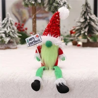 lovely faceless doll cute fully filling christmas decoration plush doll toy christmas ornaments christmas doll