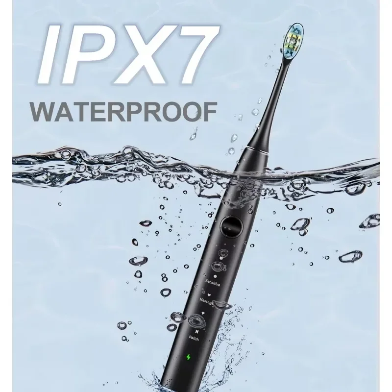 Электрическая Зубная Щетка Для Взрослых Ультразвуковое Устройство Чистки С