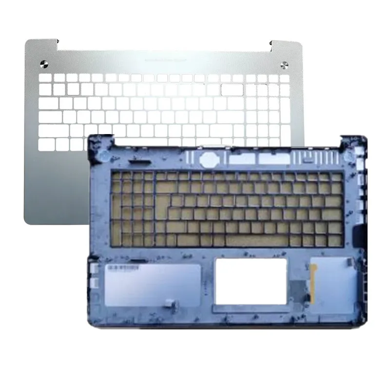 Фото Для ноутбуков ASUS N750 N750G N750J N750JK N750JV: задняя крышка ЖК-дисплея, верхний корпус, передняя рамка, подставка для рук с американской клавиатурой, нижний корпус, кронштейн. №4