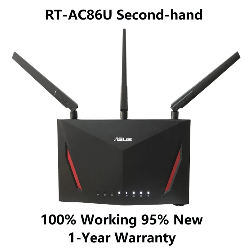 

ASUS RT-AC86U AC2900, Top 10 AiMesh Wi-Fi 5 Router, 802.11AC MU-MIMO Dual-Band 2.4 GHz/5 GHz 1600Mbps, 4 Ports Gigabit