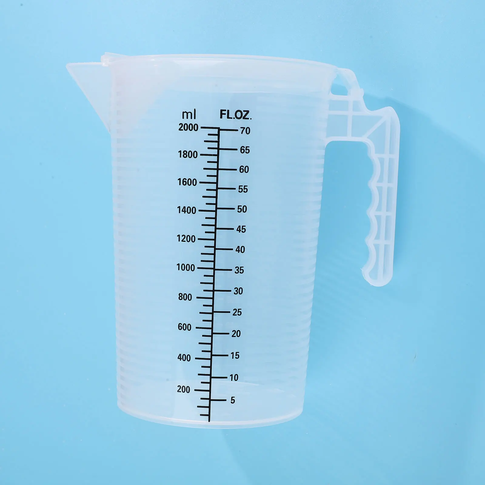 Мерный стакан из полипропилена толстый Градуированный контейнер для жидкости и