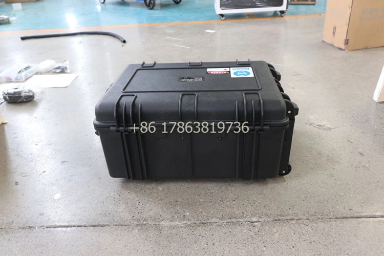 Портативная импульсная лазерная чистящая машина мощностью 300 Вт мини-тележка