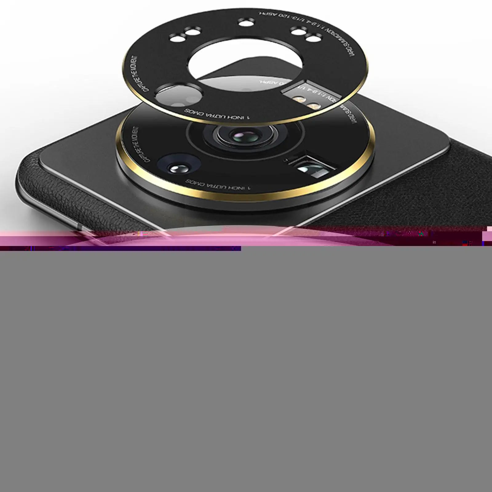 Metal Lens Camera Bezel Screen Protector Film Sticker For 12s Ultra Q7f8