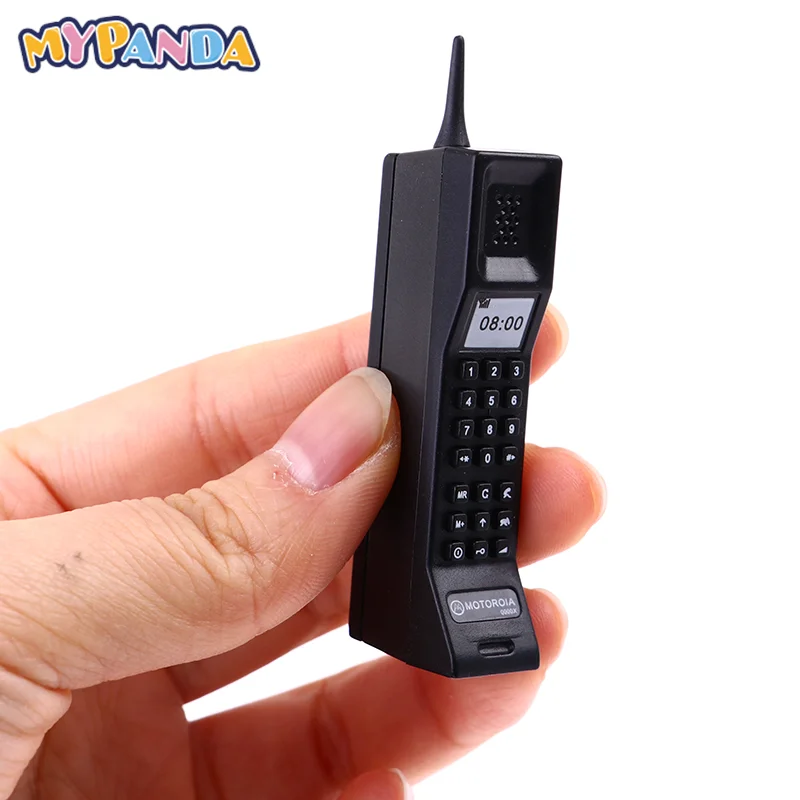 

Vintage Home Decor Phone Model Miniature Craft Photography Props General Household Bookstore For Doll Accessories