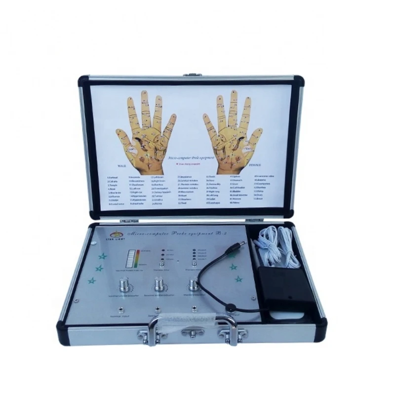 

Chinese medicine analyzer machine hand diagnosis therapy device body acupuncter detector