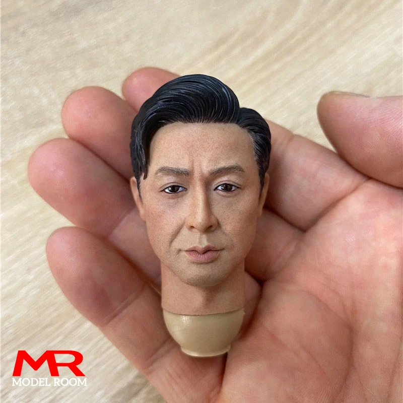 

1/6 The Knockout Gao Qiqiang Head Sculpt Zhang Songwen PVC Head Carving Model Fit 12'' Male Soldier Action Figure Body Dolls