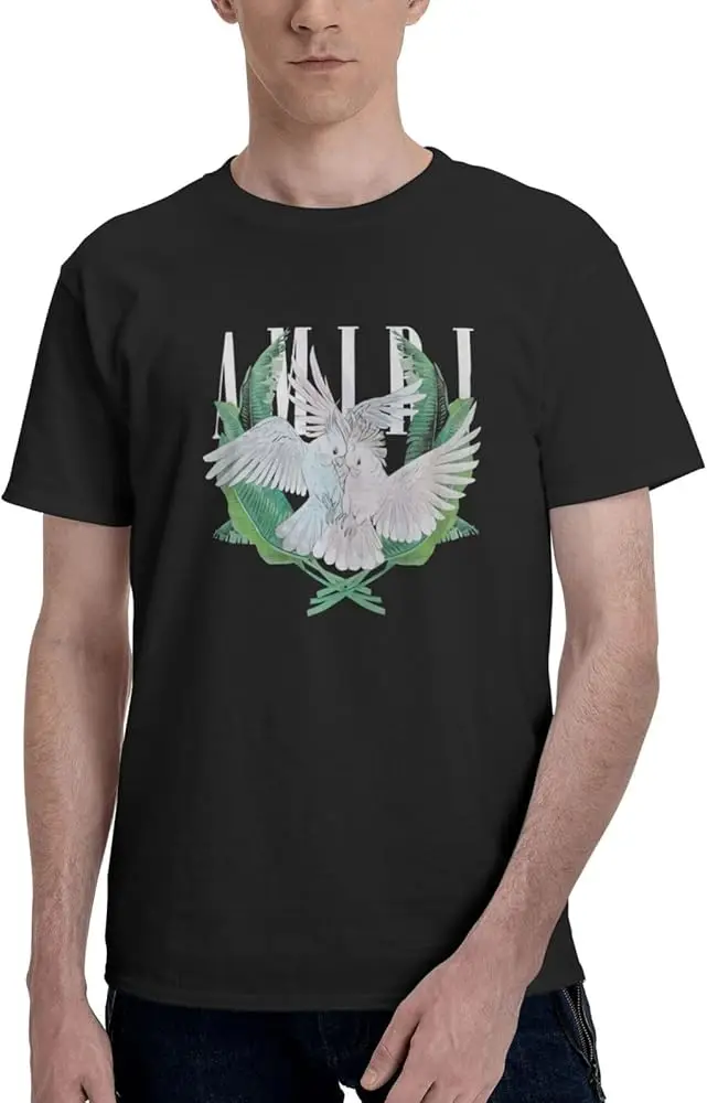 Повседневная модная хлопковая футболка A-Miri в стиле ретро для мужчин и женщин с