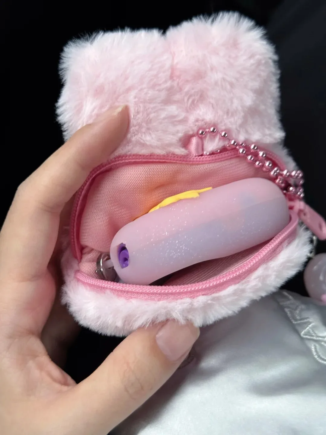 Фото Аутентичный кошелек-гашапон Kitan Esther Bunny: портативный мини-кошелек для монет, брелок-ключница, сумка для хранения для ежедневного использования и путешествий №3